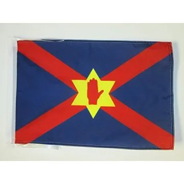 DRAPEAU ULSTER NATION 45x30cm - PAVILLON NATIONALISTE NORD-IRLANDAIS - IRLANDE DU NORD 30 x 45 cm haute qualité