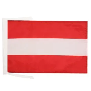 DRAPEAU AUTRICHE 45x30cm - PAVILLON AUTRICHIEN 30 x 45 cm haute qualité