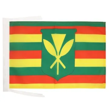 DRAPEAU HAWAII KANAKA MAOLI 45x30cm - PAVILLON HAWAÏEN KANAK 30 x 45 cm haute qualité