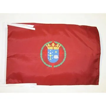 DRAPEAU SAINT-JACQUES-DE-COMPOSTELLE 45x30cm - PAVILLON SANTIAGO DE COMPOSTELA 30 x 45 cm haute qualité