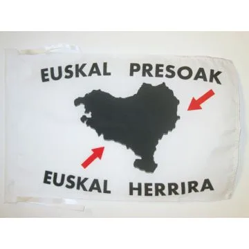 DRAPEAU PAYS BASQUE EUSKAL HERRIRA 45x30cm - PAVILLON EUSKADI PRESOAK 30 x 45 cm haute qualité