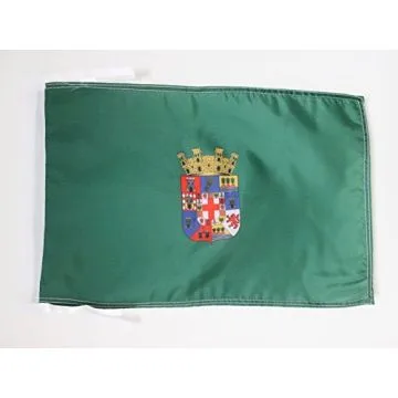 DRAPEAU PROVINCE D?ALMERÍA 45x30cm - PAVILLON ALMERIA EN ANDALOUSIE 30 x 45 cm haute qualité