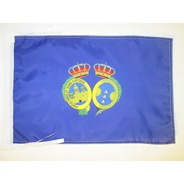 DRAPEAU PROVINCE DE HUELVA 45x30cm - PAVILLON HUELVA EN ANDALOUSIE 30 x 45 cm haute qualité