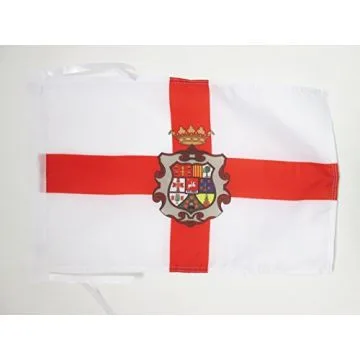 DRAPEAU PROVINCE DE HUESCA 45x30cm - PAVILLON HUESCA EN ARAGON 30 x 45 cm haute qualité