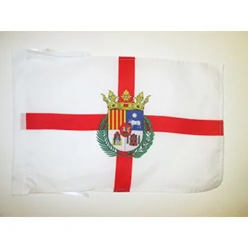 DRAPEAU PROVINCE DE TERUEL 45x30cm - PAVILLON TERUEL EN ARAGON 30 x 45 cm haute qualité