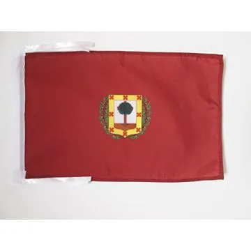 DRAPEAU PROVINCE DE BISCAYE 45x30cm - PAVILLON VIZCAYA AU PAYS BASQUE 30 x 45 cm haute qualité