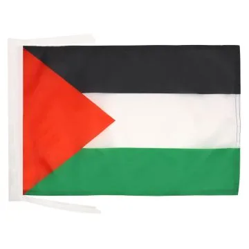 DRAPEAU PALESTINE 45x30cm - PAVILLON PALESTINIEN 30 x 45 cm haute qualité