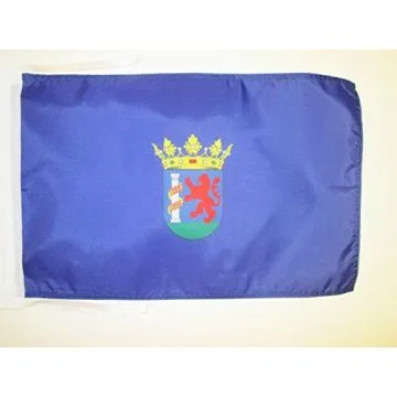 DRAPEAU PROVINCE DE BADAJOZ 45x30cm - PAVILLON BADAJOZ EN ESTREMADURE 30 x 45 cm haute qualité