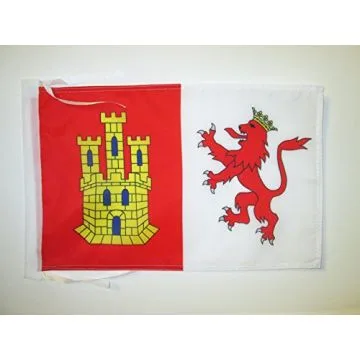DRAPEAU PROVINCE DE CÁCERES 45x30cm - PAVILLON CACERES EN ESTREMADURE 30 x 45 cm haute qualité