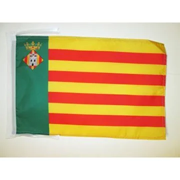 DRAPEAU PROVINCE DE CASTELLÓN 45x30cm - PAVILLON CASTELLON EN COMMUNAUTÉ VALENCIENNE 30 x 45 cm haute qualité
