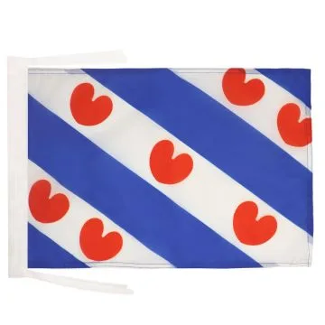 DRAPEAU PROVINCE DE FRISE 45x30cm - PAVILLON FRIESLAND AUX PAYS-BAS 30 x 45 cm haute qualité