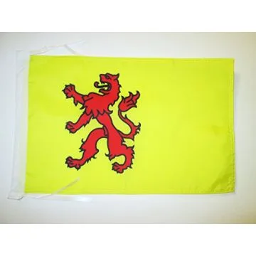 DRAPEAU PROVINCE DE HOLLANDE-MÉRIDIONALE 45x30cm - PAVILLON ZUID-HOLLAND AUX PAYS-BAS 30 x 45 cm haute qualité