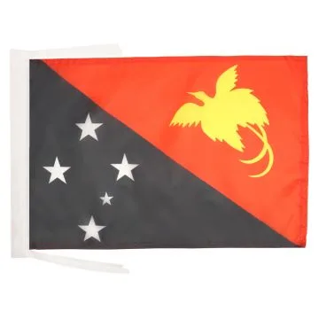 DRAPEAU PAPOUASIE 45x30cm - PAVILLON PAPOUASIEN 30 x 45 cm haute qualité