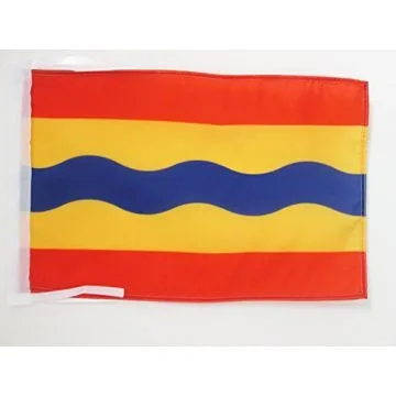 DRAPEAU PROVINCE DE OVERIJSSEL 45x30cm - PAVILLON OVERIJSSEL AUX PAYS-BAS 30 x 45 cm haute qualité