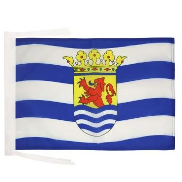 DRAPEAU PROVINCE DE ZÉLANDE 45x30cm - PAVILLON ZEELAND AUX PAYS-BAS 30 x 45 cm haute qualité