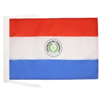 DRAPEAU PARAGUAY 45x30cm - PAVILLON PARAGUAYEN 30 x 45 cm haute qualité