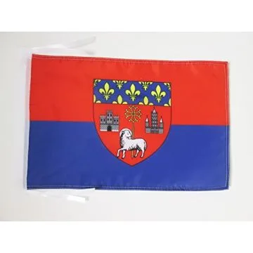 DRAPEAU TOULOUSE 45x30cm - PAVILLON TOULOUSAIN 30 x 45 cm haute qualité