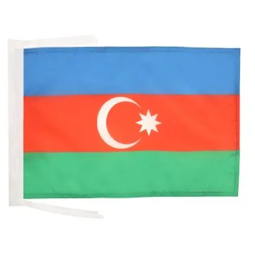 DRAPEAU AZERBAÏDJAN 45x30cm - PAVILLON AZERBAÏDJANAIS 30 x 45 cm haute qualité
