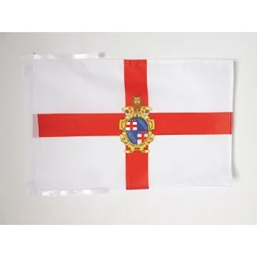 DRAPEAU BOLOGNE AVEC ARMES 45x30cm - PAVILLON BOLOGNA EN ÉMILIE-ROMAGNE 30 x 45 cm haute qualité