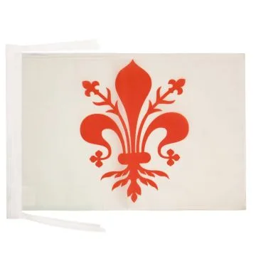 DRAPEAU FLORENCE 45x30cm - PAVILLON FIRENZE EN TOSCANE 30 x 45 cm haute qualité