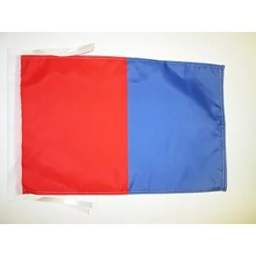 DRAPEAU CATANE 45x30cm - PAVILLON CATANIA EN SICILE 30 x 45 cm haute qualité