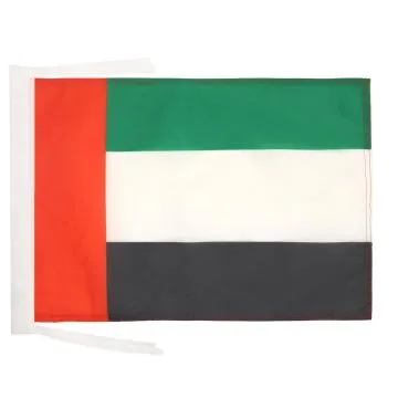 DRAPEAU FUJAÏRAH 45x30cm - PAVILLON FUJAIRAH AUX ÉMIRATS ARABES UNIS 30 x 45 cm haute qualité