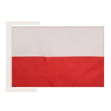 DRAPEAU POLOGNE 45x30cm - PAVILLON POLONAIS 30 x 45 cm haute qualité