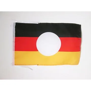 DRAPEAU ALLEMAGNE DE L\'EST SANS EMBLÈME 45x30cm - PAVILLON ALLEMAND - RDA 30 x 45 cm haute qualité