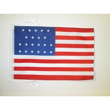 DRAPEAU ETATS-UNIS 1819-1820 21 ÉTOILES 45x30cm - PAVILLON AMÉRICAIN ANCIEN 30 x 45 cm haute qualité