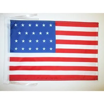 DRAPEAU ETATS-UNIS 1820-1822 23 ÉTOILES 45x30cm - PAVILLON AMÉRICAIN ANCIEN 30 x 45 cm haute qualité