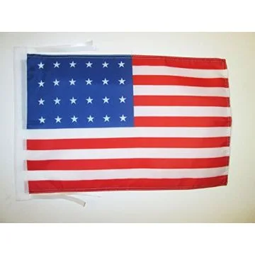 DRAPEAU ETATS-UNIS 1822-1836 24 ÉTOILES 45x30cm - PAVILLON AMÉRICAIN ANCIEN 30 x 45 cm haute qualité