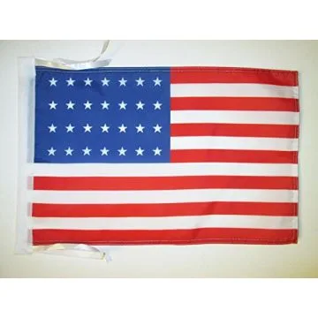 DRAPEAU ETATS-UNIS 1846-1847 28 ÉTOILES 45x30cm - PAVILLON AMÉRICAIN ANCIEN 30 x 45 cm haute qualité