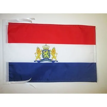 DRAPEAU ROYAUME DES PAYS-BAS 1815-1908 45x30cm - PAVILLON DE L\'ÉTENDARD ROYAL DE LA MONARCHIE HOLLANDAISE 30 x 45 cm haute qualité