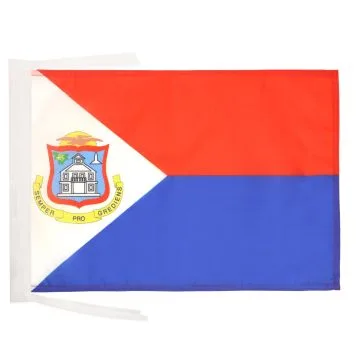 DRAPEAU PAYS DE SAINT-MARTIN 45x30cm - PAVILLON DU ROYAUME DES PAYS-BAS 30 x 45 cm haute qualité