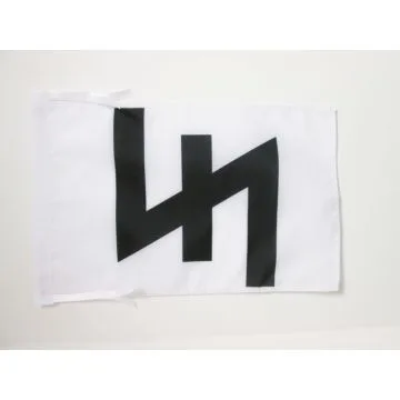 DRAPEAU RUNE DU LOUP 45x30cm - PAVILLON DU WOLFSANGEL 30 x 45 cm haute qualité