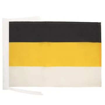 DRAPEAU EMPIRE RUSSE 1858-1896 45x30cm - PAVILLON IMPÉRIAL DE RUSSIE 30 x 45 cm haute qualité