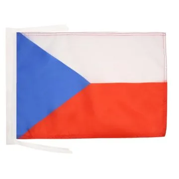DRAPEAU RÉPUBLIQUE TCHÈQUE 45x30cm - PAVILLON TCHÈQUE 30 x 45 cm haute qualité