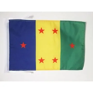 DRAPEAU OGONIS DU NIGERIA 45x30cm - PAVILLON DE LA COMMUNAUTÉ OGONI 30 x 45 cm haute qualité
