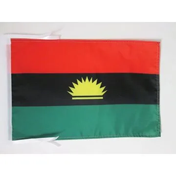 DRAPEAU IGBOS DU NIGERIA 45x30cm - PAVILLON IGBO 30 x 45 cm haute qualité