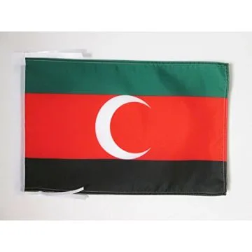 DRAPEAU FUR DU DARFOUR AU SOUDAN 45x30cm - PAVILLON SOUDANAIS 30 x 45 cm haute qualité