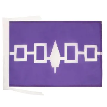 DRAPEAU IROQUOIS DU CANADA 45x30cm - PAVILLON AMÉRINDIEN 30 x 45 cm haute qualité
