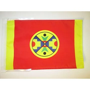 DRAPEAU NATUAQANEK DU NOUVEAU-BRUNSWICK 45x30cm - PAVILLON EEL GROUND 30 x 45 cm haute qualité