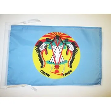 DRAPEAU CROWS DU MONTANA 45x30cm - PAVILLON DES CORBEAUX  30 x 45 cm haute qualité