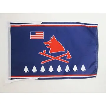 DRAPEAU PAWNEES 45x30cm - PAVILLON AMÉRINDIEN PANIS 30 x 45 cm haute qualité