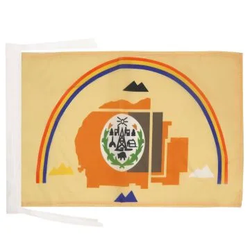 DRAPEAU NAVAJOS 45x30cm - PAVILLON AMÉRINDIEN NAVAHOS 30 x 45 cm haute qualité