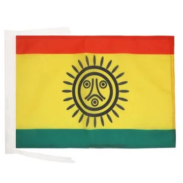 DRAPEAU TAÍNOS DES GRANDES ANTILLES 45x30cm - PAVILLON AMÉRINDIEN TAINOS 30 x 45 cm haute qualité