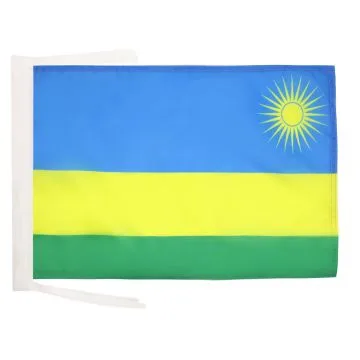 DRAPEAU RWANDA 45x30cm - PAVILLON RWANDAIS 30 x 45 cm haute qualité