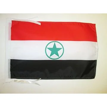 DRAPEAU ARABES D\'IRAN 45x30cm - PAVILLON DU KHUZESTAN 30 x 45 cm haute qualité