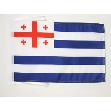 DRAPEAU ADJARS DE GÉORGIE 45x30cm - PAVILLON ADJAR GÉORGIEN 30 x 45 cm haute qualité