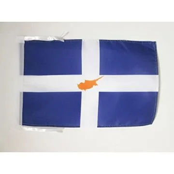 DRAPEAU CHYPRIOTES GRECS 45x30cm - PAVILLON DE L\'ÎLE DE CHYPRE 30 x 45 cm haute qualité